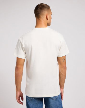 Tricouri si Polo - Lee Tricou Crem Relaxed Barbati