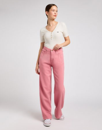 FEMEI - Lee Tricou Slim Off White Femei