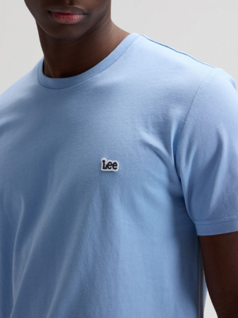 МУЖЧИНЫ - Lee Мужская Футболка Голубая Regular