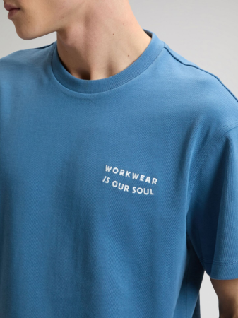 IMBRACAMINTE - Lee Tricou Albastru Relaxed Barbati