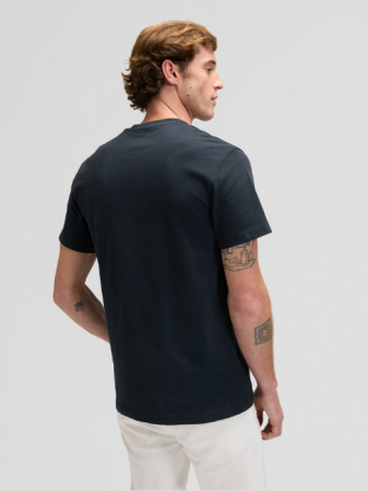 МУЖЧИНЫ - Мужская Футболка Темно-Синяя Relaxed