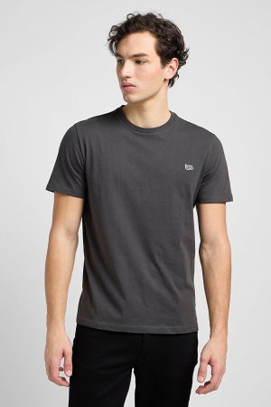 Футболки и Поло - Lee Мужская Футболка Чёрная Regular