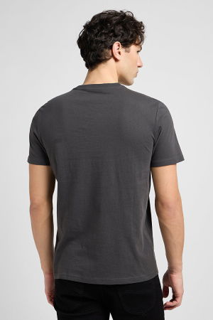 Футболки и Поло - Lee Мужская Футболка Чёрная Regular