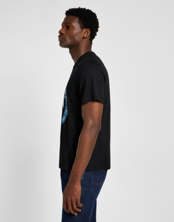 Футболки и Поло - Lee Мужская Футболка Чёрная Regular