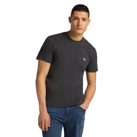 BARBATI - Lee Tricou Negru Regular Barbati