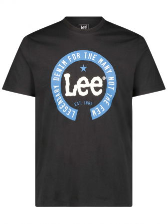 Lee Мужская Футболка Чёрная Regular [5]