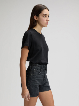 FEMEI - Lee Tricou Negru Regular Femei