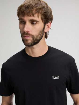 МУЖЧИНЫ - Lee Мужская Футболка Чёрная Relaxed