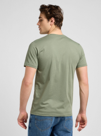 BARBATI - Lee Tricou Verde Masliniu Regular Barbati