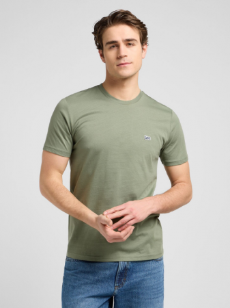 BARBATI - Lee Tricou Verde Masliniu Regular Barbati