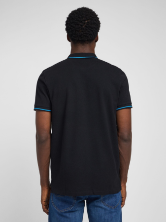 МУЖЧИНЫ - Lee Мужская Футболка-Поло Чёрная Regular