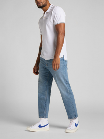 Lee Мужская Футболка-Поло Белая Regular [5]