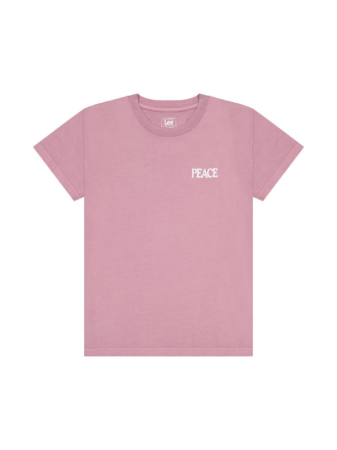 Lee Tricou Roz Deschis Relaxed Femei [5]