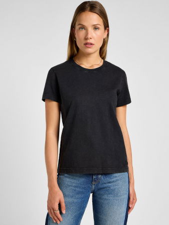 Футболки и Топы - Lee Женская Футболка Unionall Black Regular