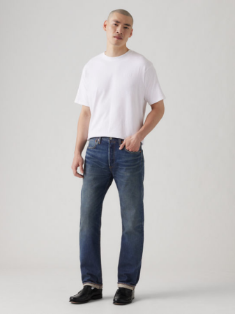 МУЖЧИНЫ - Levi's Мужские Джинсы Темно-Синие 501 Straight