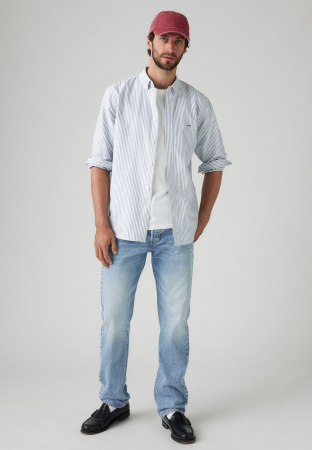 Levi's Blugi Albastri Deschisi 501 Regular Barbati [5]