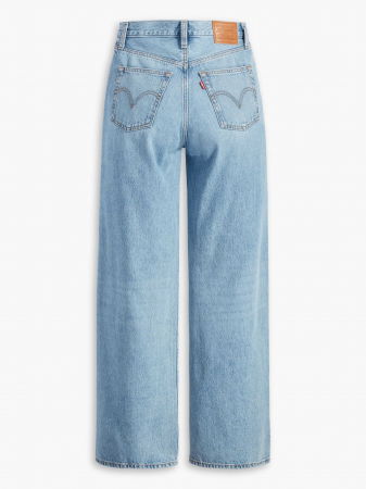 Levi's Blugi Albastri Deschisi Ribcage Wide Leg Wide Leg Femei [5]