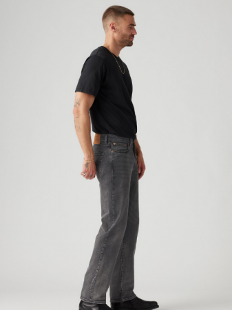 Straight - Levi's Мужские Джинсы Тёмные Серые 514 Straight