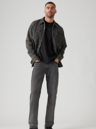 BARBATI - Levi's Blugi Gri Inchis 514 Straight Barbati