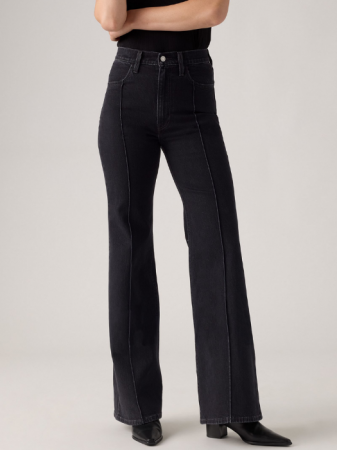 Slim - Levi's Blugi Gri Inchis RIBCAGE BELL Flare Femei