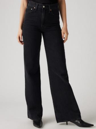 Levi's Женские Джинсы Тёмные Серые Ribcage Wide Leg Ribcage [4]