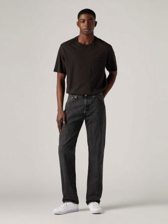 JEANS - Levi's Blugi Gri Inchis 501 Regular Barbati