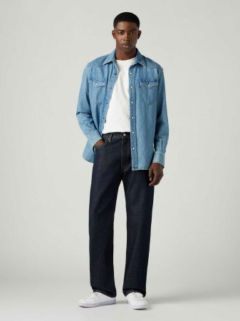Straight - Levi's Blugi Indigo 555 Relaxed Straight Barbati