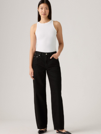 FEMEI - Levi's Blugi Negri Baggy Dad Baggy Femei