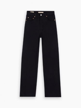 Levi's Женские Джинсы Чёрные Ribcage Full Length Straight [7]