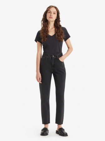 FEMEI - Levi's Blugi Gri Inchis 80S MOM Tapered Femei