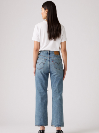 FEMEI - Levi's Blugi Albastri Ribcage Straight Ankle Straight Femei