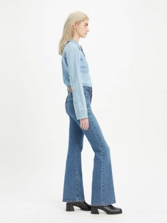 Bootcut - Levi's Женские Джинсы Синие 726 Flare