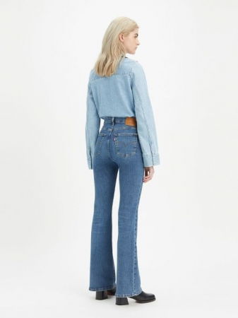 Bootcut - Levi's Женские Джинсы Синие 726 Flare