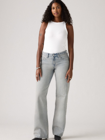 Relaxed - Levi's Blugi Albastri Low Loose Loose Femei