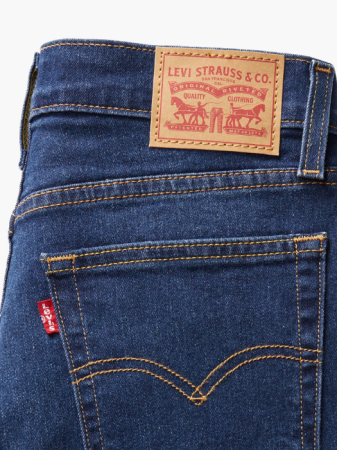 Straight - Levi's Blugi Navy 724 Straight Femei