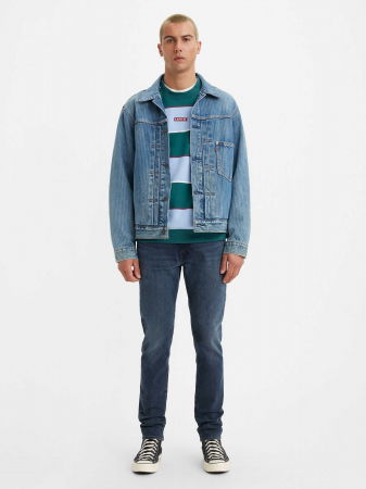 Tapered - Levi's Мужские Джинсы Темно-Синие 512 Slim Tapered