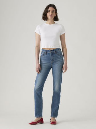 ЖЕНЩИНЫ - Levi's Женские Джинсы Синие WEDGIE SLIM Slim