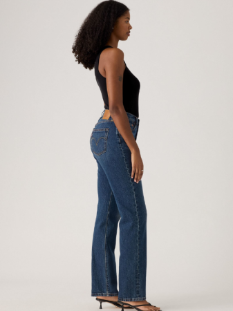 Straight - Levi's Blugi Navy 501 Straight Femei