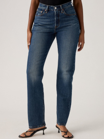 Levi's Blugi Navy 501 Curve Straight Femei [3]