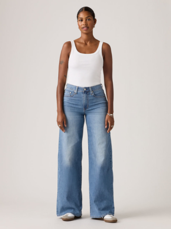 JEANS - Levi's Blugi Albastri 728 Wide Leg Femei