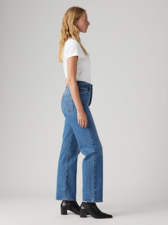 ЖЕНЩИНЫ - Levi's Женские Джинсы Синие RIBCAGE Straight