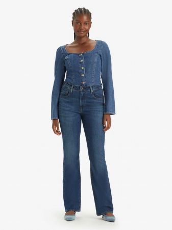 FEMEI - Levi's Blugi Albastri 725 Bootcut Femei
