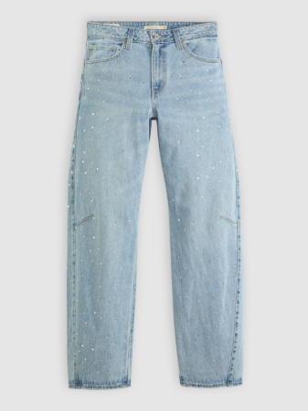 Levi's Blugi Albastri Deschisi Baggy Dad Barrel Barrel Femei [6]