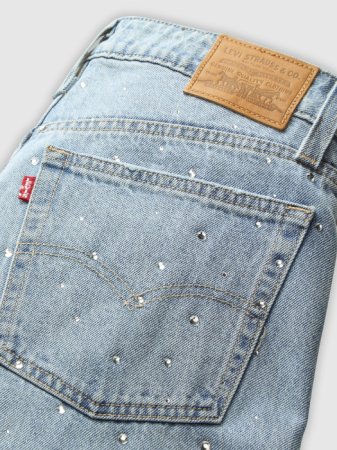 Levi's Blugi Albastri Deschisi Baggy Dad Barrel Barrel Femei [5]