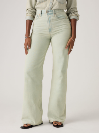 JEANS - Levi's Blugi Albastri Ribcage Wide Leg Wide Leg Femei