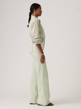 Wide Leg - Blugi Albastri Ribcage Wide Leg Wide Leg Femei