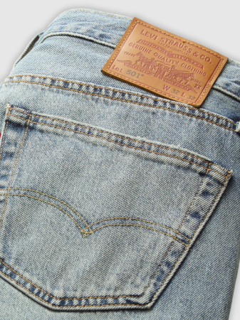 Levi's Blugi Albastri 501 Regular Barbati [5]