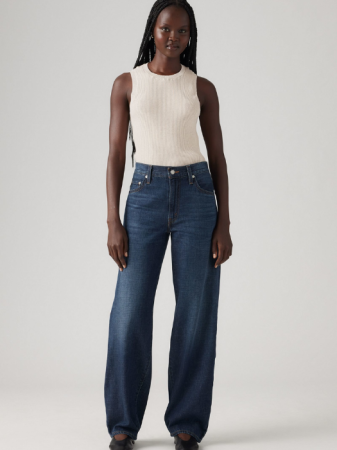 JEANS - Levi's Blugi Albastri Baggy Dad Loose Femei