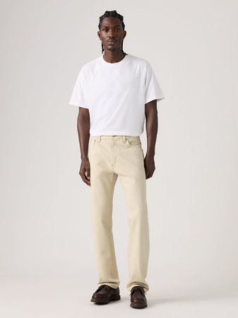 МУЖЧИНЫ - Levi's Мужские Джинсы Кремовые 555 Relaxed