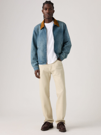 МУЖЧИНЫ - Levi's Мужские Джинсы Кремовые 555 Relaxed